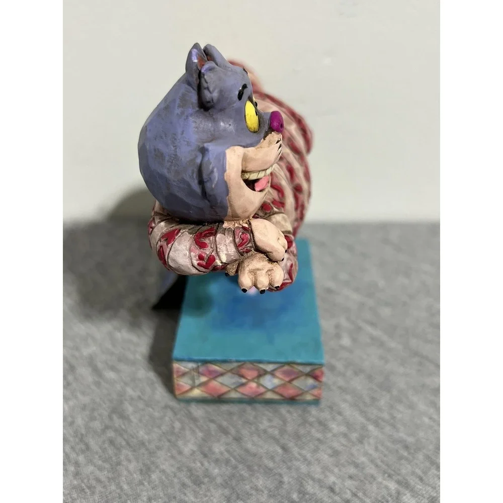Disney Traditions Jim Shore Grinning Cheshire Cat Figurine Enesco 4007211‎ Alice